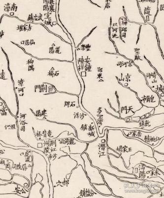 0417古地图1864 湖北江西合图。纸本大小72.06*66.7厘米。宣纸艺术微喷复制。